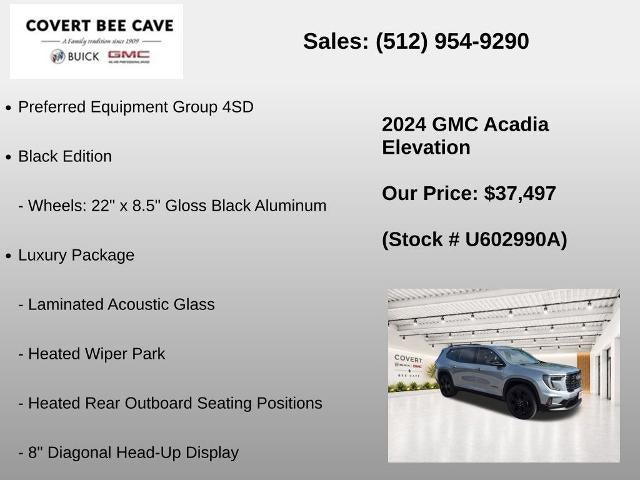 2024 GMC Acadia AWD Elevation