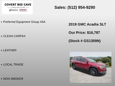 2019 GMC Acadia FWD SLT-1