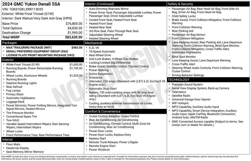 2024 GMC Yukon Denali