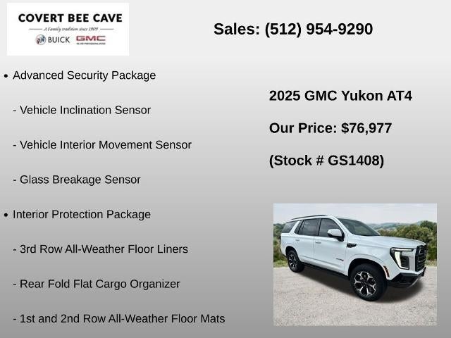 2025 GMC Yukon 4WD 4dr AT4