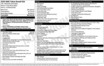 2025 GMC Yukon 4WD 4dr Denali