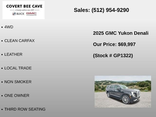 2025 GMC Yukon 4WD 4dr Denali