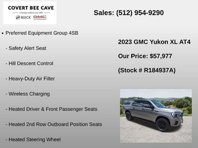 2023 GMC Yukon XL 4WD 4dr AT4