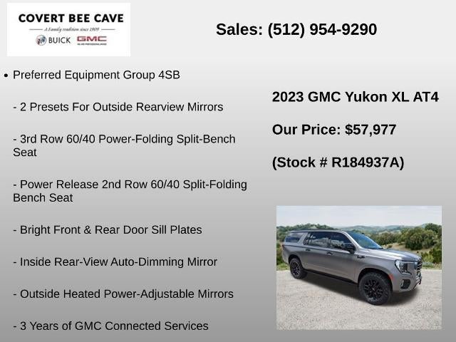 2023 GMC Yukon XL 4WD 4dr AT4