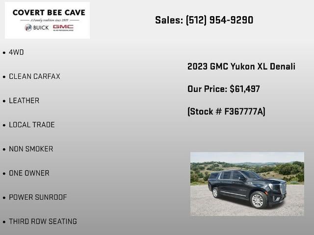 2023 GMC Yukon XL 4WD 4dr Denali