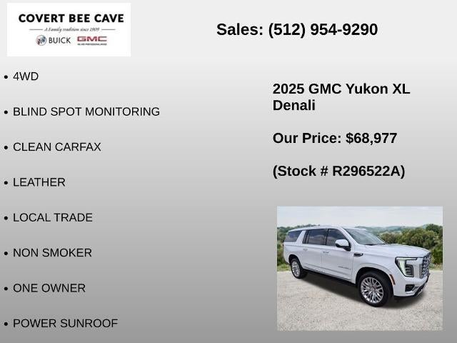 2025 GMC Yukon XL 4WD 4dr Denali