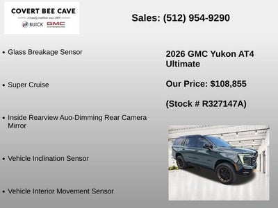 2026 GMC Yukon 4WD 4dr AT4 Ultimate