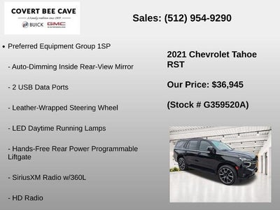 2021 Chevrolet Tahoe 2WD RST