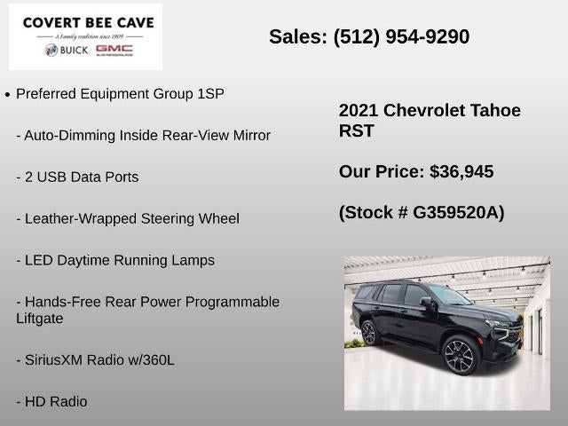 2021 Chevrolet Tahoe 2WD RST