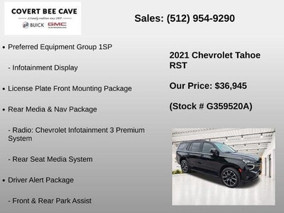2021 Chevrolet Tahoe 2WD RST