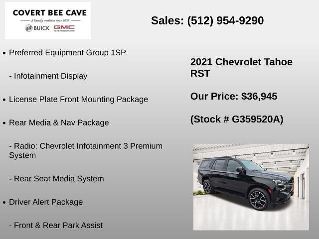 2021 Chevrolet Tahoe 2WD RST