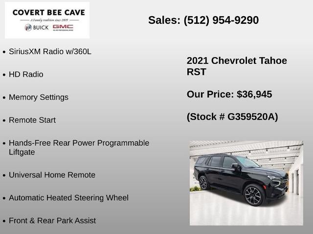 2021 Chevrolet Tahoe 2WD RST
