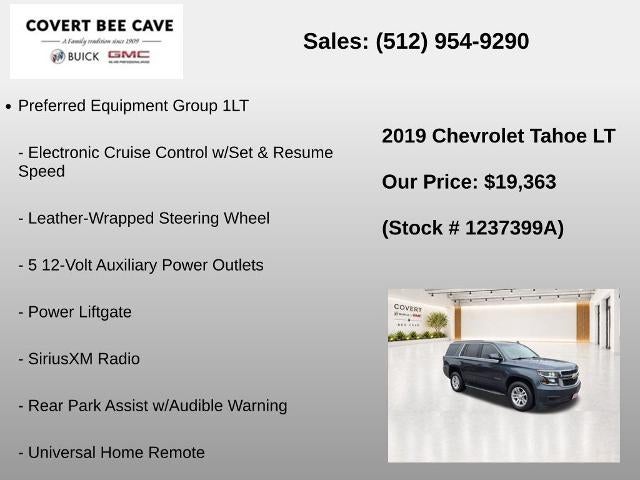 2019 Chevrolet Tahoe 4WD LT