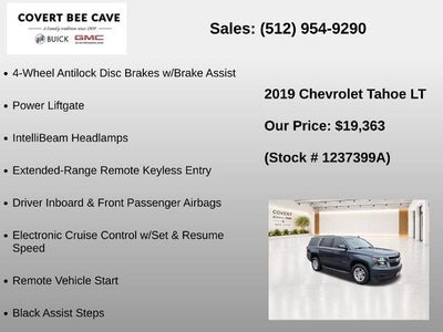 2019 Chevrolet Tahoe 4WD LT