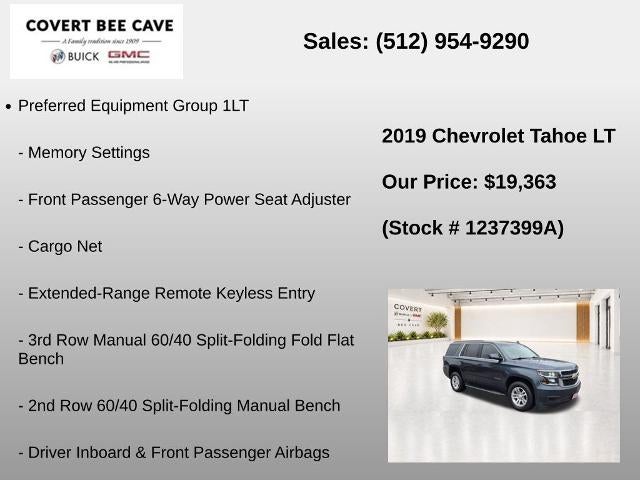 2019 Chevrolet Tahoe 4WD LT