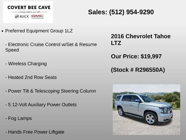 2016 Chevrolet Tahoe 4WD LTZ