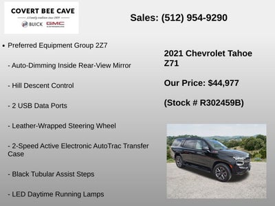 2021 Chevrolet Tahoe 4WD Z71