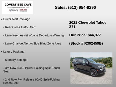2021 Chevrolet Tahoe 4WD Z71