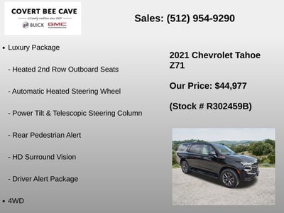 2021 Chevrolet Tahoe 4WD Z71