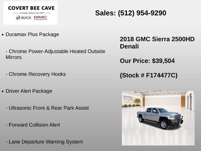 2018 GMC Sierra 2500 HD Crew Cab Standard Box 4-Wheel Drive Denali