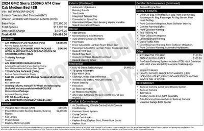 2024 GMC Sierra 2500 HD Crew Cab Standard Box 4-Wheel Drive AT4