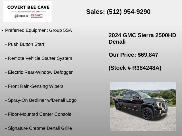 2024 GMC Sierra 2500 HD Crew Cab Standard Box 4-Wheel Drive Denali