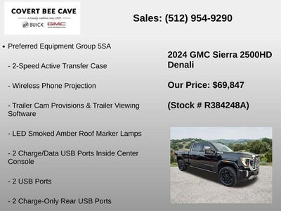 2024 GMC Sierra 2500 HD Crew Cab Standard Box 4-Wheel Drive Denali