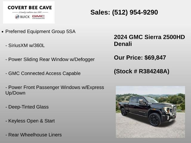 2024 GMC Sierra 2500 HD Crew Cab Standard Box 4-Wheel Drive Denali