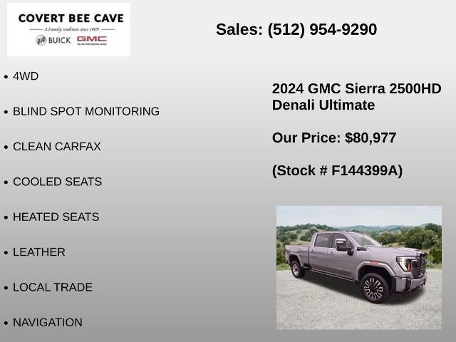 2024 GMC Sierra 2500 HD Crew Cab Standard Box 4-Wheel Drive Denali Ultimate
