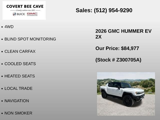 2026 GMC HUMMER EV Pickup e4WD Crew Cab 2X w/3VL