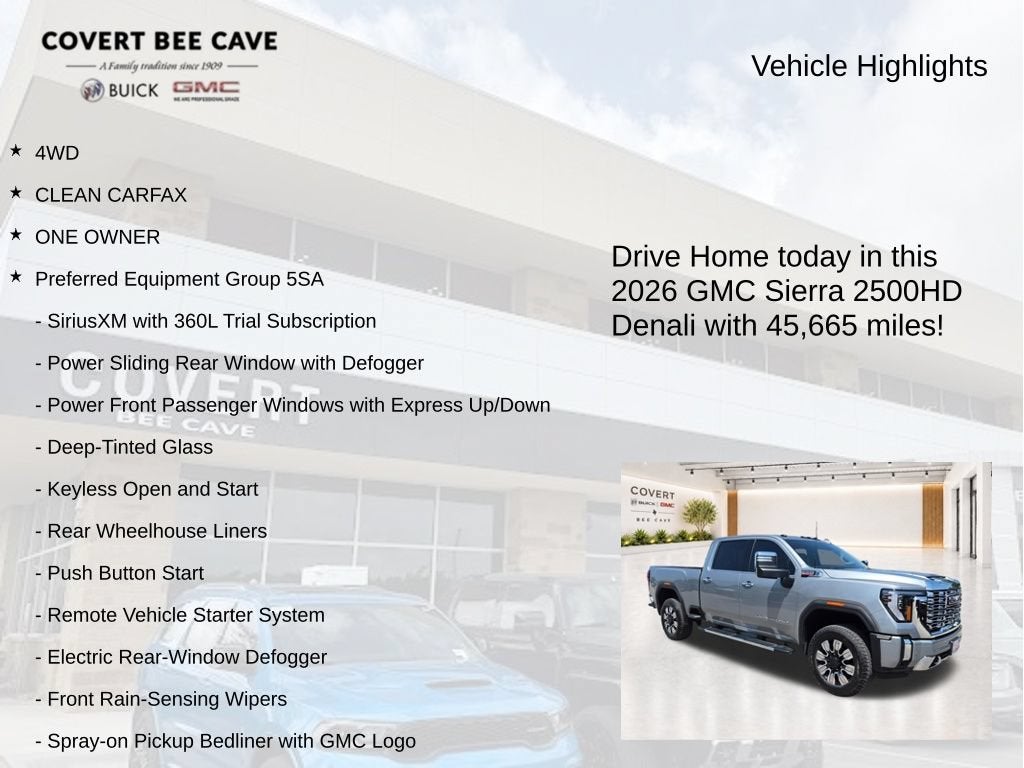 2026 GMC Sierra 2500HD Denali