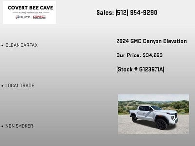 2024 GMC Canyon Crew Cab Short Box 2-Wheel Drive Elevation