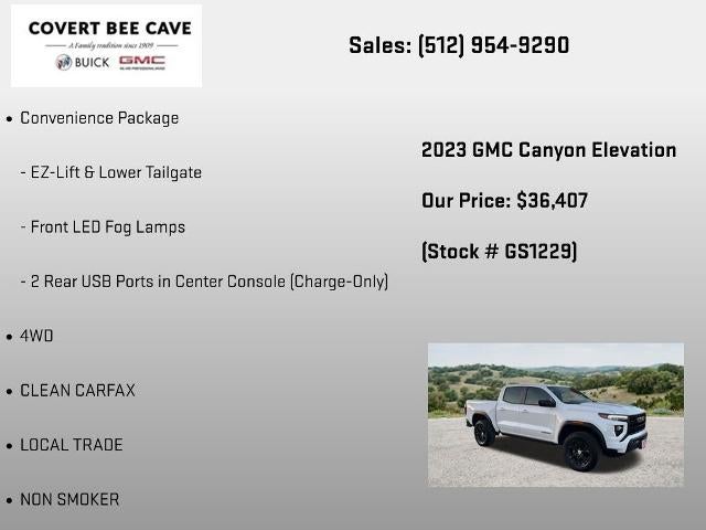 2023 GMC Canyon Crew Cab Short Box 4-Wheel Drive Elevation