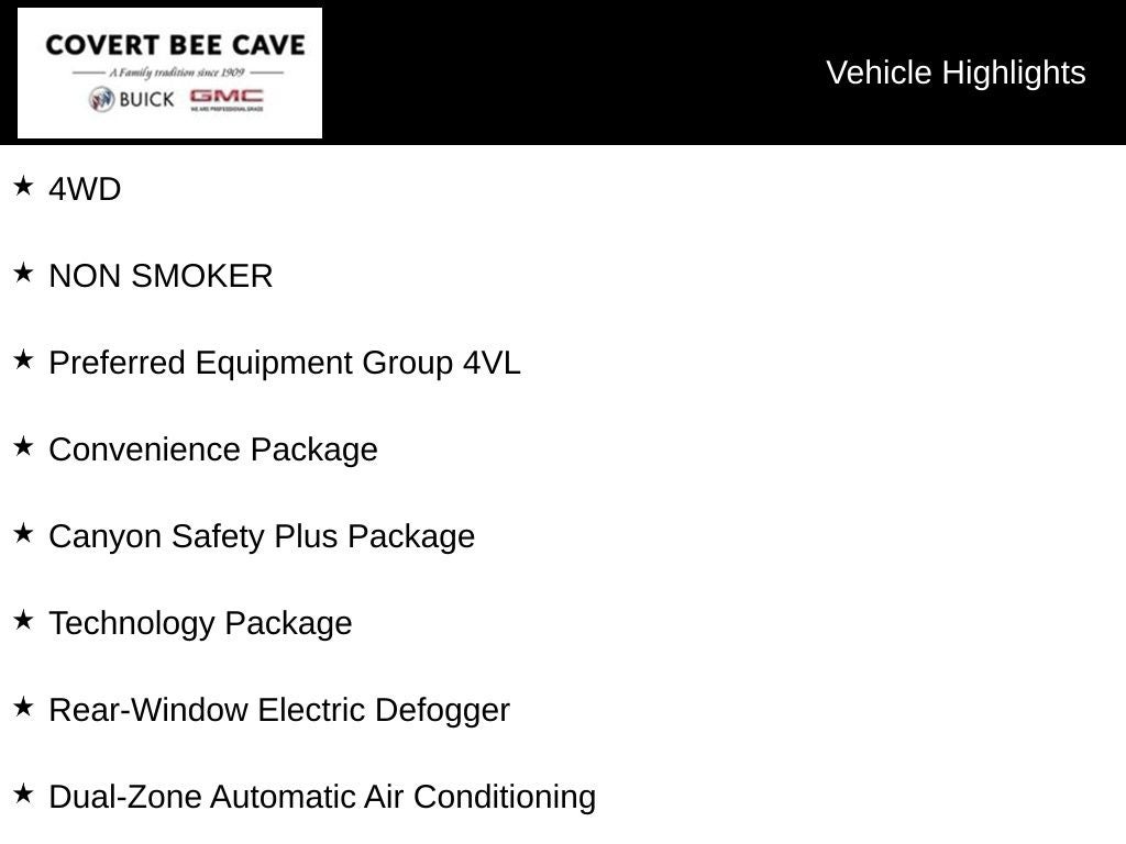 2024 GMC Canyon Elevation