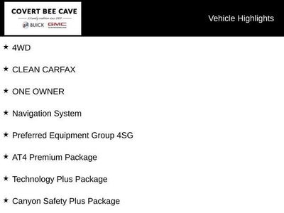 2023 GMC Canyon Crew Cab Short Box 4-Wheel Drive AT4