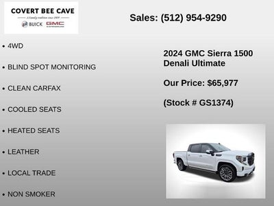 2024 GMC Sierra 1500 Crew Cab Short Box 4-Wheel Drive Denali Ultimate