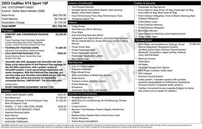 2023 Cadillac XT4 Sport