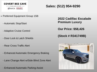 2022 Cadillac Escalade Premium Luxury