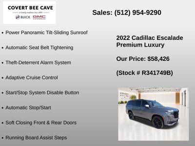 2022 Cadillac Escalade Premium Luxury