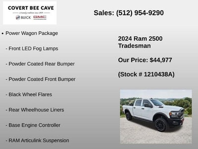 2024 RAM 2500 Tradesman 4x4 Crew Cab 6'4" Box