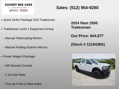 2024 RAM 2500 Tradesman 4x4 Crew Cab 6'4" Box