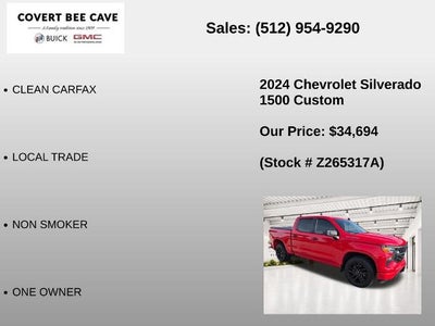 2024 Chevrolet Silverado 1500 Crew Cab Short Box 2-Wheel Drive Custom