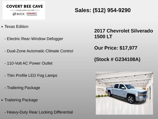 2017 Chevrolet Silverado 1500 Crew Cab Short Box 2-Wheel Drive LT