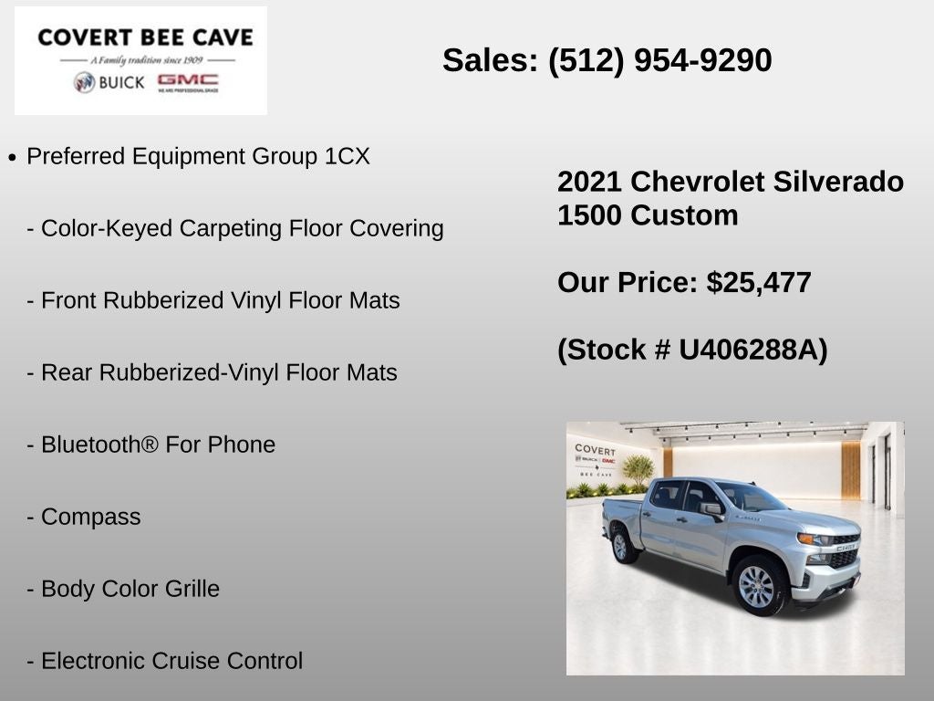 2021 Chevrolet Silverado 1500 Custom