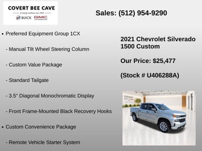 2021 Chevrolet Silverado 1500 Custom