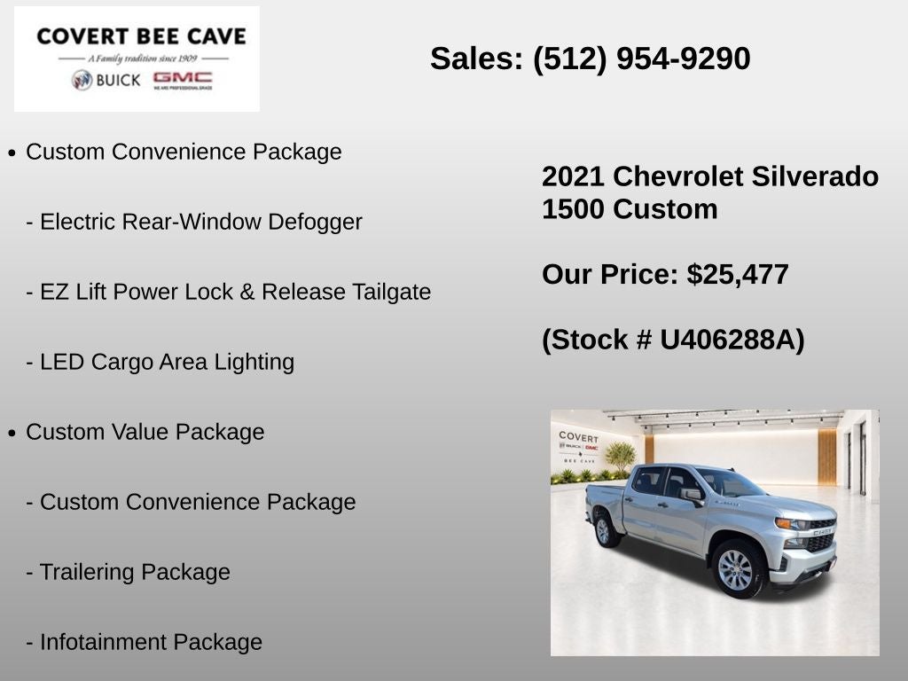 2021 Chevrolet Silverado 1500 Custom