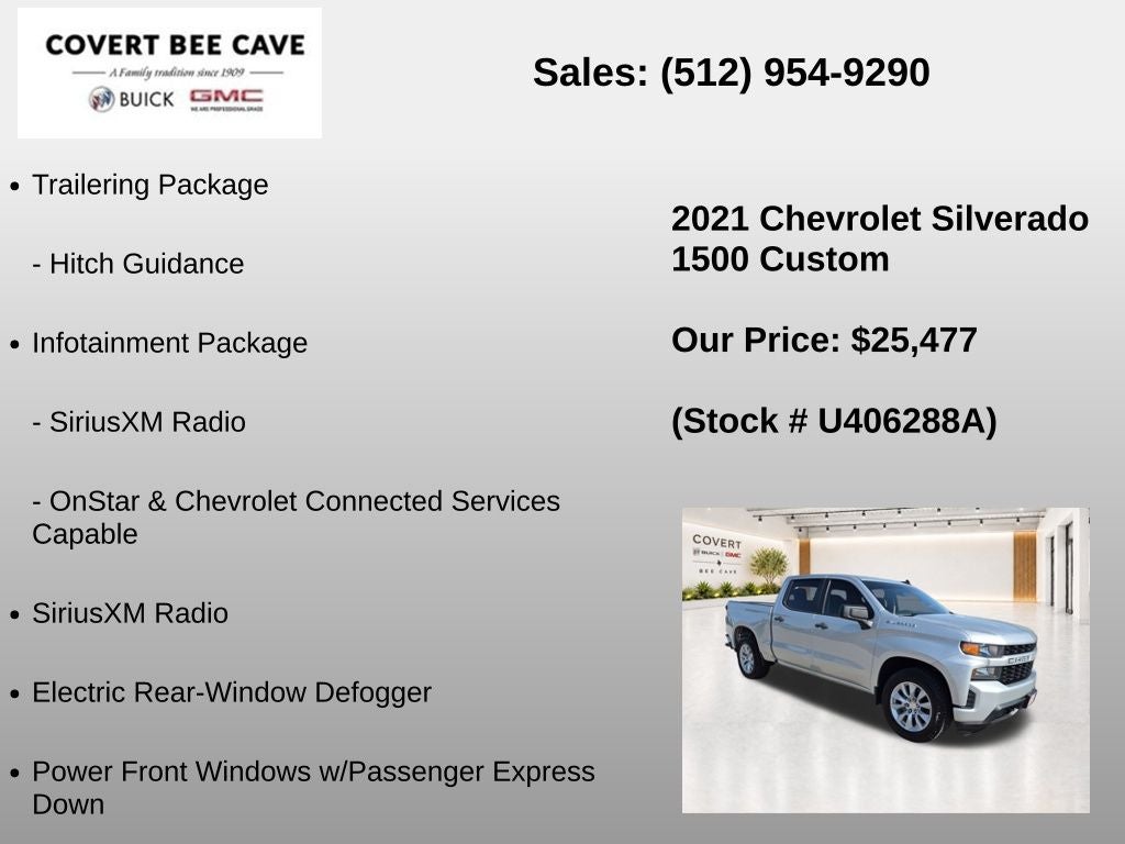 2021 Chevrolet Silverado 1500 Custom