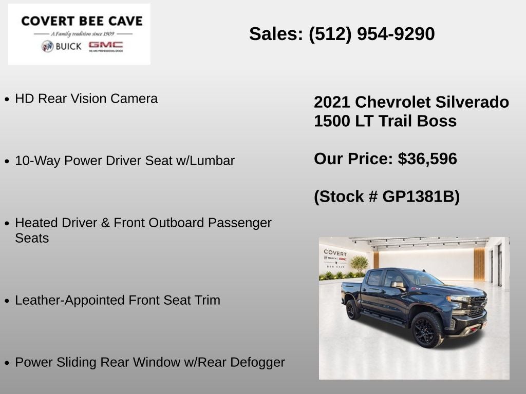 2021 Chevrolet Silverado 1500 LT Trail Boss