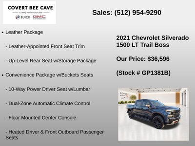 2021 Chevrolet Silverado 1500 LT Trail Boss