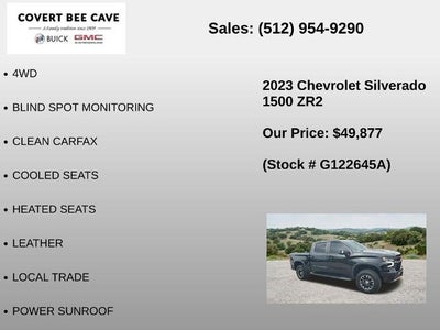 2023 Chevrolet Silverado 1500 Crew Cab Short Box 4-Wheel Drive ZR2